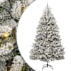 vidaXL Tehisj&otilde;ulupuu 300 cm 300 LED-i Soe valge PVC ja teras