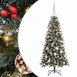 Umělý vánoční stromeček Zelená 120 cm PVC, plast a ocel - obrázek 2