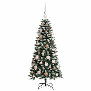 Umělý vánoční stromeček Zelená 120 cm PVC, plast a ocel - obrázek 4