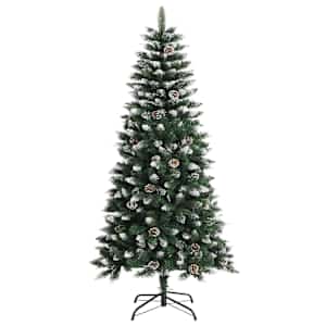 Umělý vánoční stromeček Zelená 120 cm PVC, plast a ocel - obrázek 5