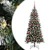 vidaXL Tehisj&otilde;ulupuu Roheline 120 cm PVC, plast ja teras