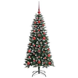 Umělý vánoční stromeček Zelená 120 cm PVC, plast a ocel - obrázek 4