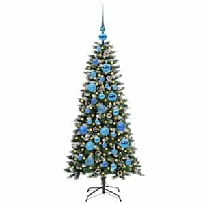 Umělý vánoční stromeček Zelená 120 cm PVC, plast a ocel - obrázek 3