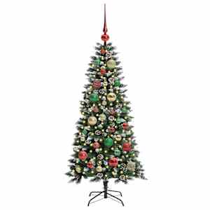 Umělý vánoční stromeček Zelená 120 cm PVC, plast a ocel - obrázek 3