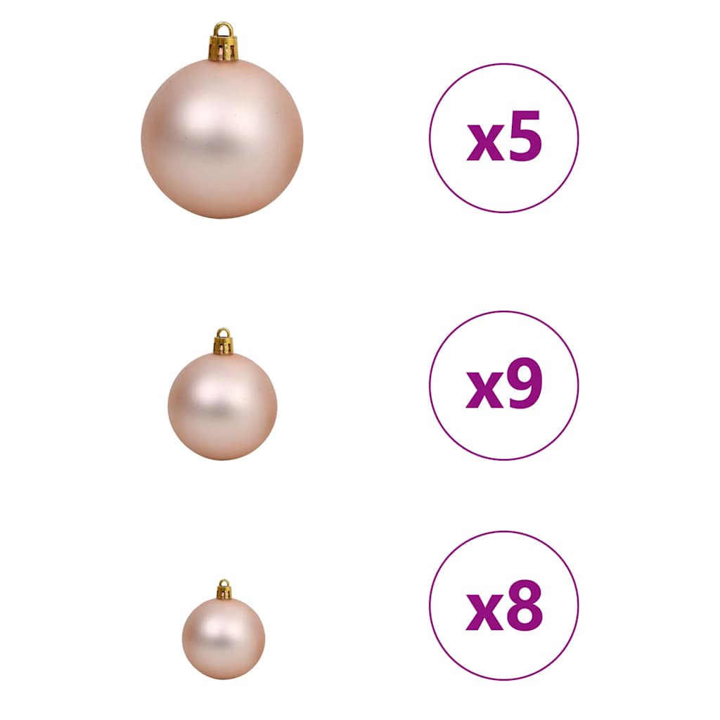 Kunstigt juletræ med LED -strimmellys Grøn 150 cm PVC 8 8721288987662 wbg fr en hd 7