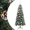 vidaXL Tehisj&otilde;ulupuu Roheline 150 cm PVC, plast ja teras