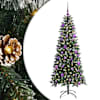 vidaXL Tehisj&otilde;ulupuu Roheline 150 cm PVC, plast ja teras