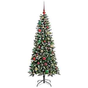 Umělý vánoční stromeček Zelená 150 cm PVC, plast a ocel - obrázek 3