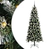 vidaXL Tehisj&otilde;ulupuu Roheline 180 cm PVC, plast ja teras
