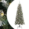 vidaXL Tehisj&otilde;ulupuu Roheline 180 cm PVC, plast ja teras