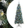 vidaXL Tehisj&otilde;ulupuu Roheline 180 cm PVC, plast ja teras
