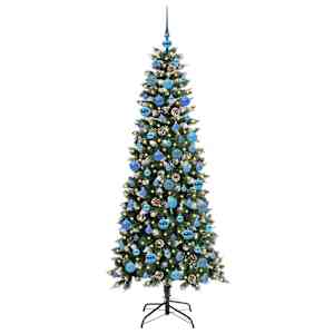Umělý vánoční stromeček Zelená 180 cm PVC, plast a ocel - obrázek 3
