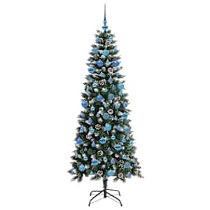 Umělý vánoční stromeček Zelená 180 cm PVC, plast a ocel - obrázek 4