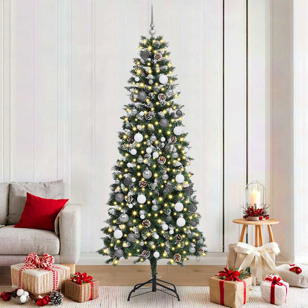 Sapin de Noël artificiel Vert 210 cm PVC