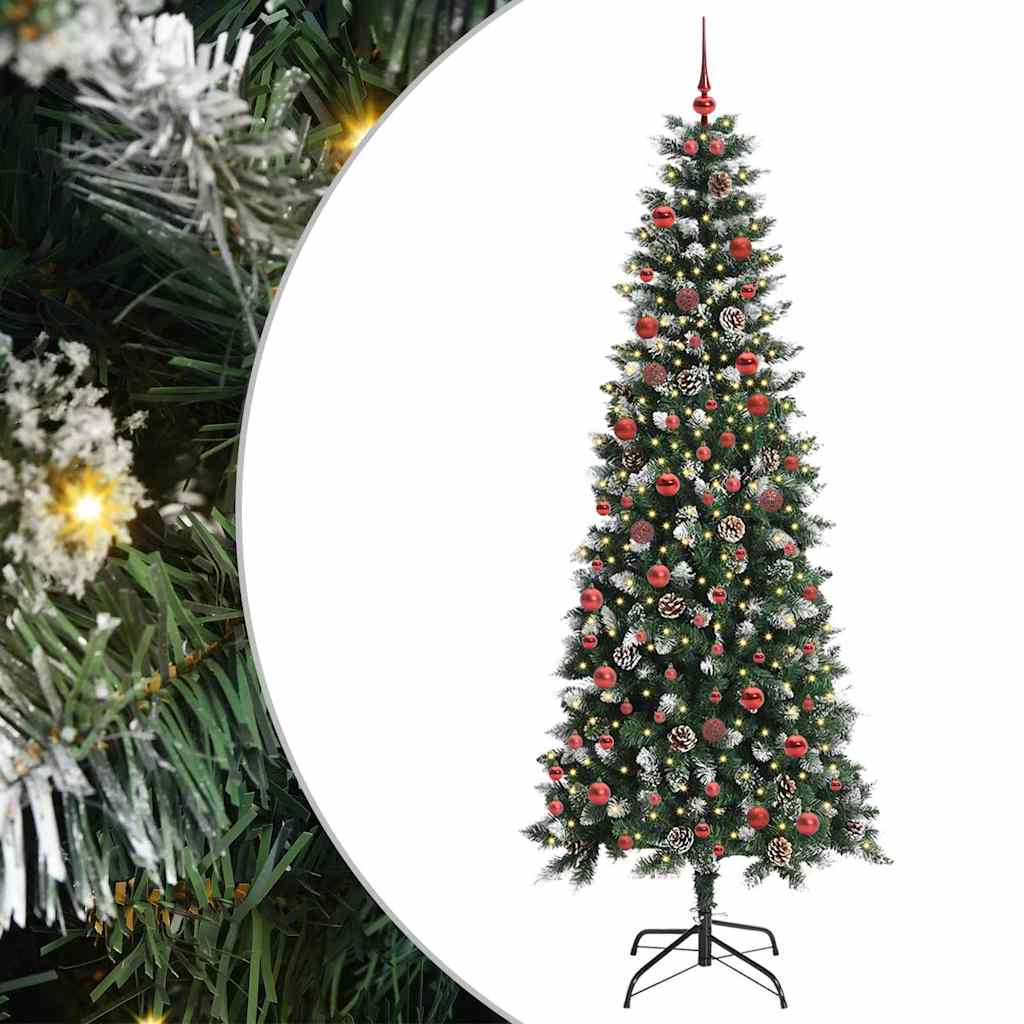 Sapin de Noël artificiel avec 300 LED Vert 86 x 86 x 210 cm