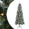 vidaXL Tehisj&otilde;ulupuu Roheline 210 cm PVC, plast ja teras