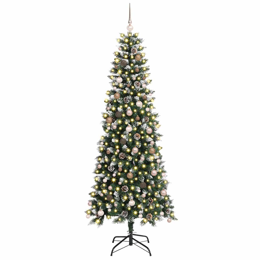 Thumbnail - vidaXL Künstlicher Weihnachtsbaum mit 300 LEDs Grün 96 x 96 x 240 cm