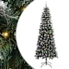 vidaXL Tehisj&otilde;ulupuu Roheline 240 cm PVC, plast ja teras