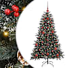 vidaXL Tehisj&otilde;ulupuu Roheline 120 cm PVC, Plastikk ja Teras
