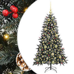 vidaXL Tehisj&otilde;ulupuu Roheline 120 cm PVC, Plastikk ja Teras