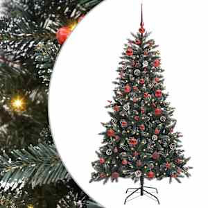 Umělý vánoční stromeček Zelená 150 cm PVC, plast a ocel - obrázek 2