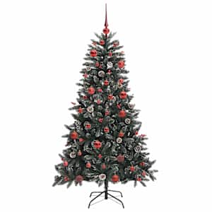 Umělý vánoční stromeček Zelená 150 cm PVC, plast a ocel - obrázek 4