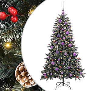 vidaXL Tehisj&otilde;ulupuu Roheline 150 cm PVC, Plastikk ja Teras