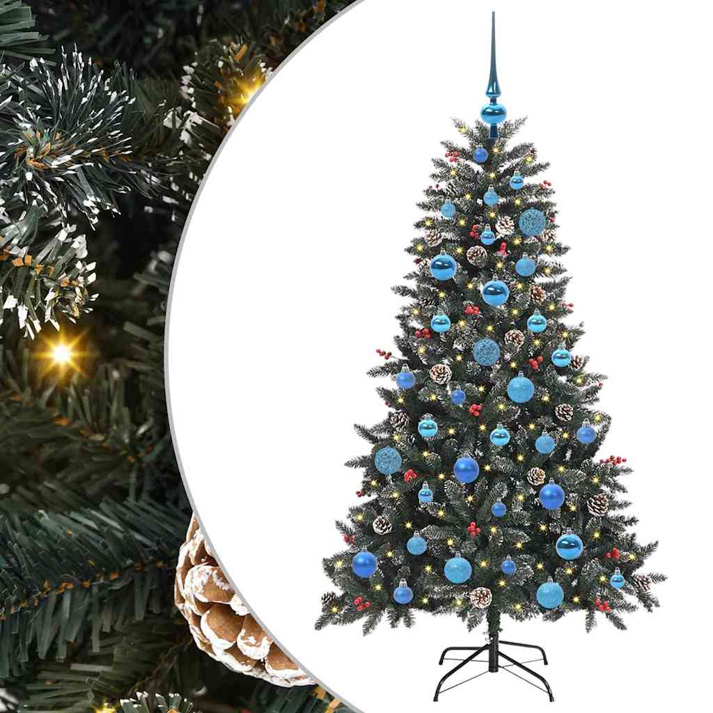 Thumbnail - vidaXL Künstlicher Weihnachtsbaum Grün 83,5 x 83,5 x 150 cm