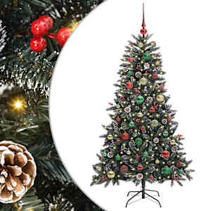 vidaXL Tehisj&otilde;ulupuu Roheline 150 cm PVC, Plastikk ja Teras