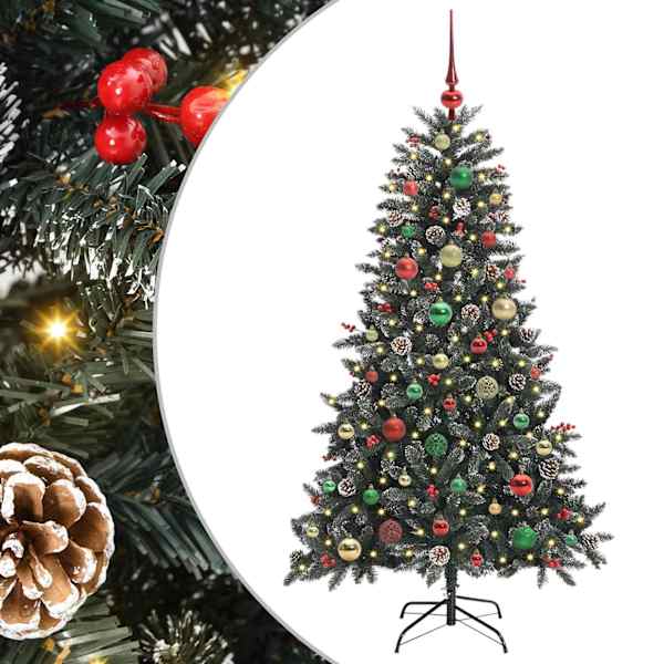 vidaXL Tehisj&otilde;ulupuu Roheline 150 cm PVC, Plastikk ja Teras
