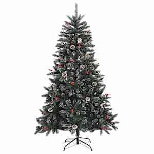 Umělý vánoční stromeček Zelená 180 cm PVC, plast a ocel - obrázek 6