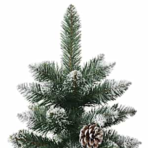 Umělý vánoční stromeček Zelená 210 cm PVC, plast a ocel - obrázek 13