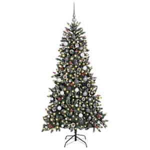 Umělý vánoční stromeček Zelená 210 cm PVC, plast a ocel - obrázek 3