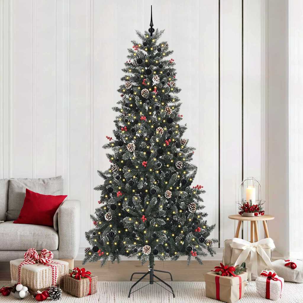 Sapin de Noël artificiel Vert 129,5 x 129,5 x 240 cm