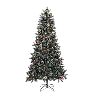 Umělý vánoční stromeček Zelená 240 cm PVC, plast a ocel - obrázek 3