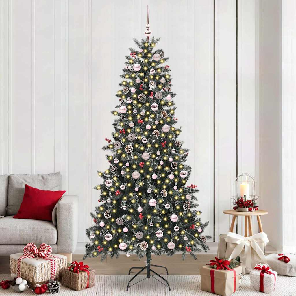 Sapin de Noël artificiel Vert 129,5 x 129,5 x 240 cm