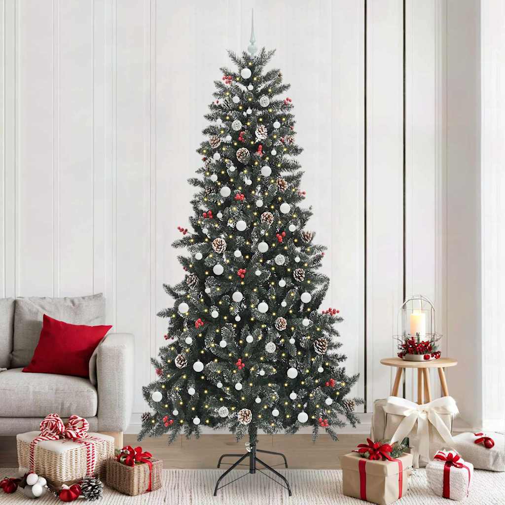 Sapin de Noël artificiel Vert 129,5 x 129,5 x 240 cm