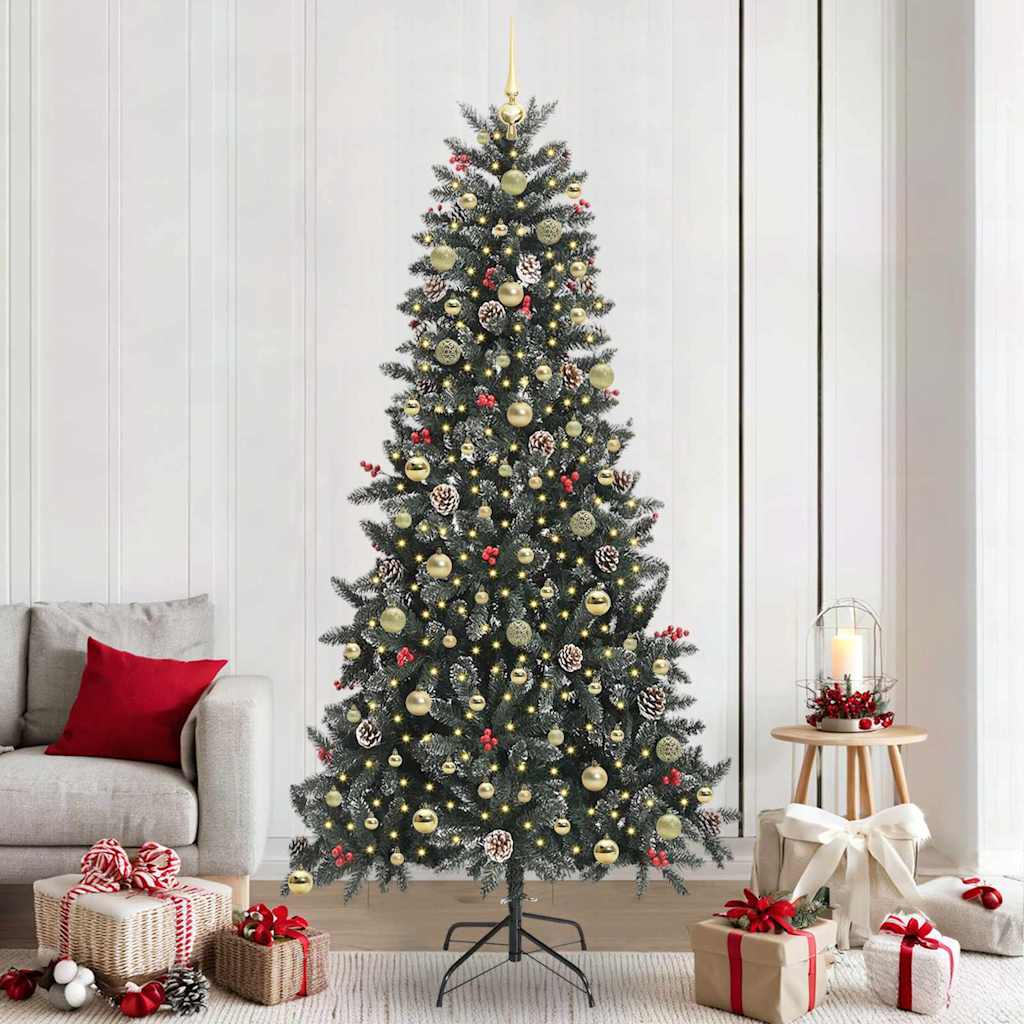 Sapin de Noël artificiel Vert 129,5 x 129,5 x 240 cm