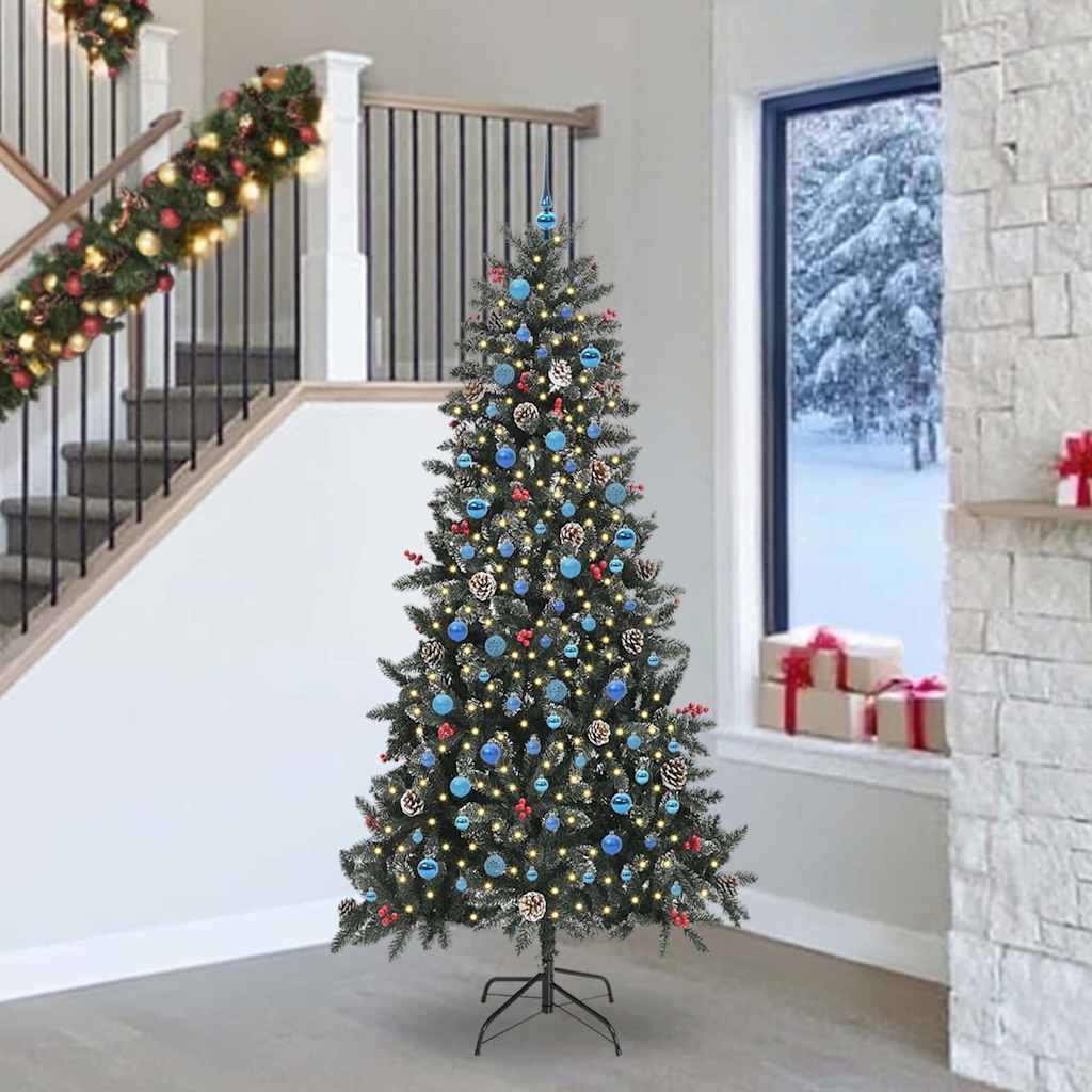 Sapin de Noël artificiel Vert 129,5 x 129,5 x 240 cm
