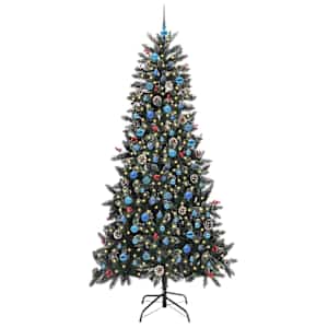 Umělý vánoční stromeček Zelená 240 cm PVC, plast a ocel - obrázek 3