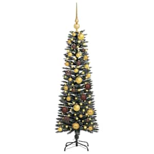 Umělý vánoční stromeček Zelená 120 cm PVC, plast a ocel - obrázek 3