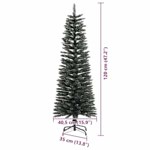 Umělý vánoční stromeček Zelená 120 cm PVC, plast a ocel - obrázek 18