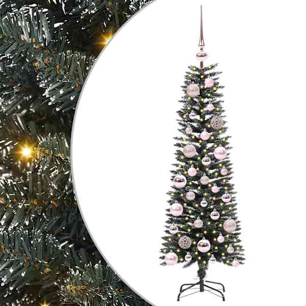 vidaXL Tehisj&otilde;ulupuu Roheline 120 cm PVC, Plastikk ja Teras