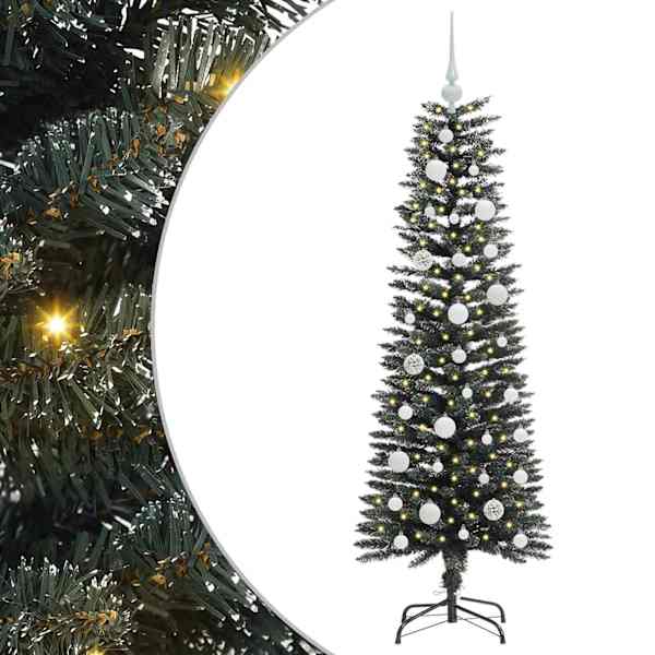 vidaXL Tehisj&otilde;ulupuu Roheline 120 cm PVC, Plastikk ja Teras