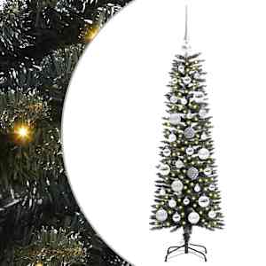 vidaXL Tehisj&otilde;ulupuu Roheline 120 cm PVC, Plastikk ja Teras