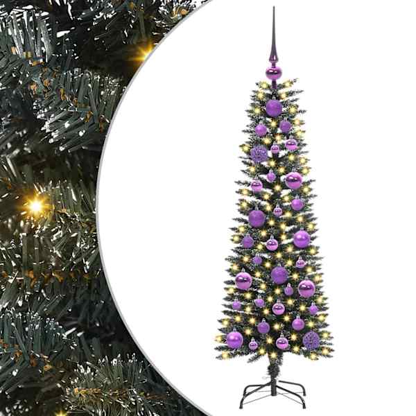 vidaXL Tehisj&otilde;ulupuu Roheline 120 cm PVC, Plastikk ja Teras
