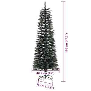 Umělý vánoční stromeček Zelená 120 cm PVC, plast a ocel - obrázek 15