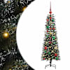 vidaXL Tehisj&otilde;ulupuu Roheline 120 cm PVC, Plastikk ja Teras