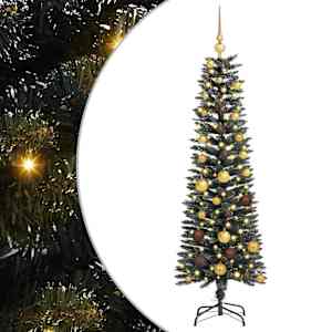 Umělý vánoční stromeček Zelená 150 cm PVC, plast a ocel - obrázek 2