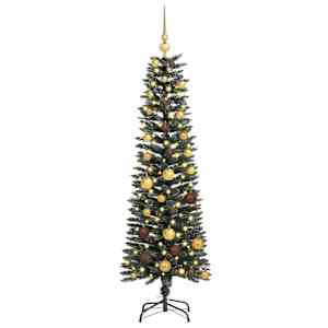 Umělý vánoční stromeček Zelená 150 cm PVC, plast a ocel - obrázek 3